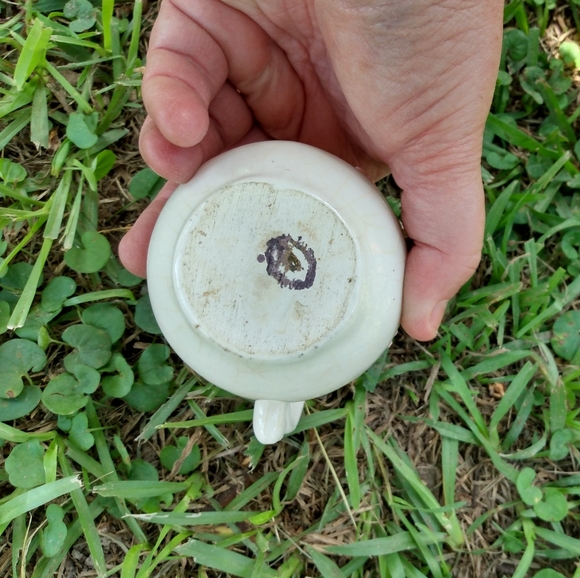 Vintage Miniature Ceramic Glass Decorative Pitcher - Picture 2 of 6